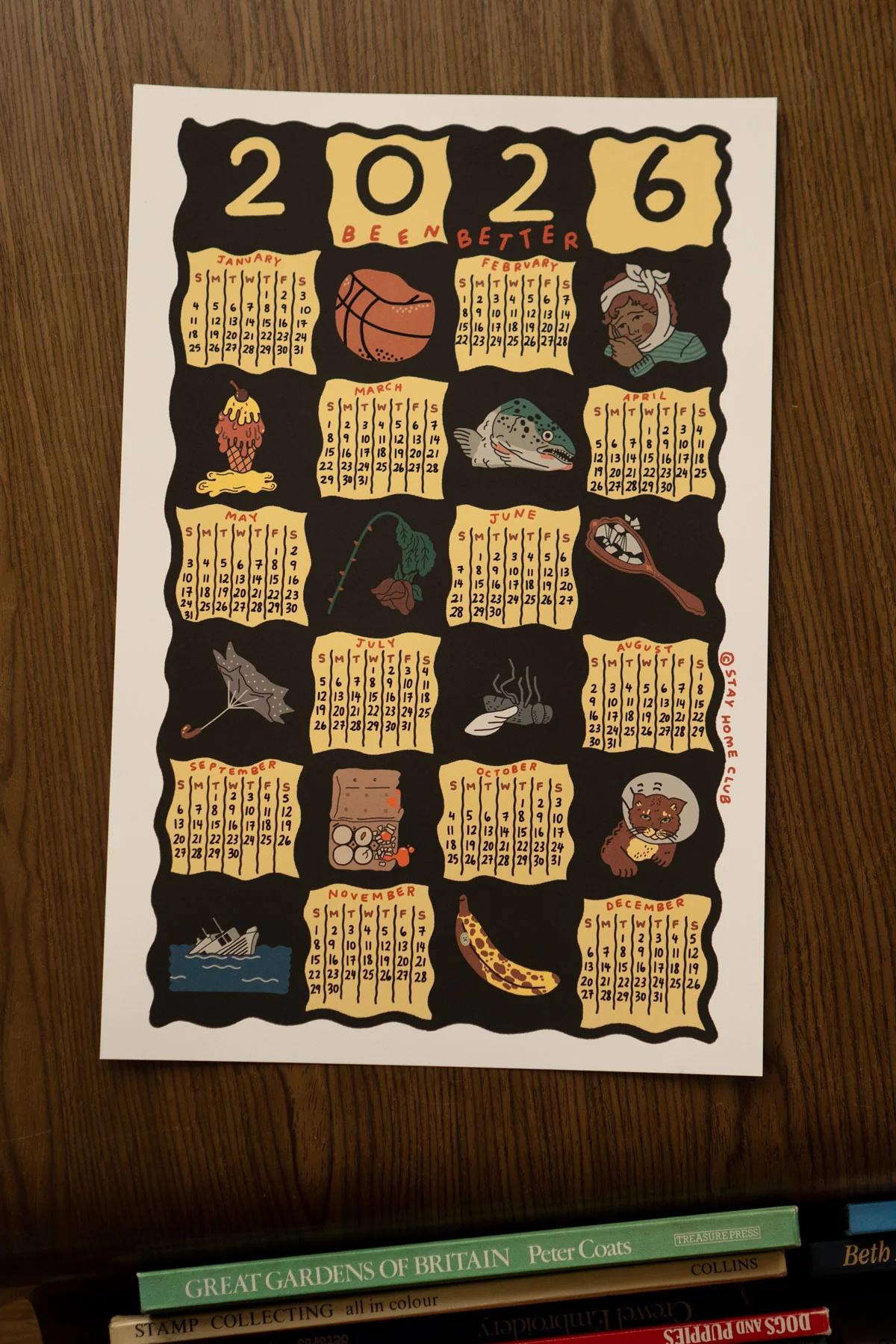 Been Better Icons - 2026 Calendar Print (English / French) - Image 4