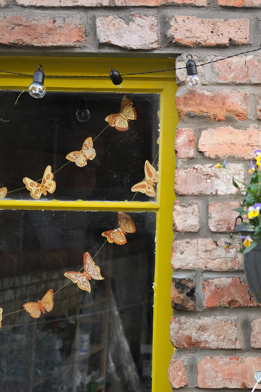 British Butterflies Screen Printed and Sewn Garland - Image 6