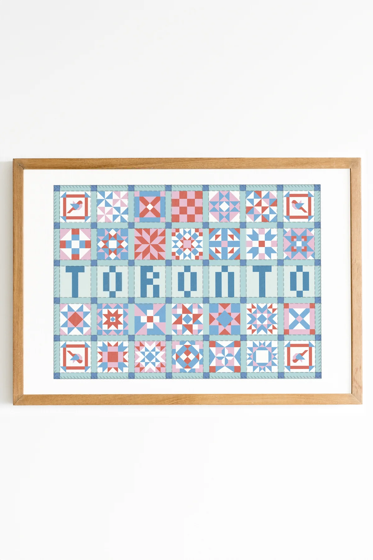 Cities Patchwork Print - Image 5