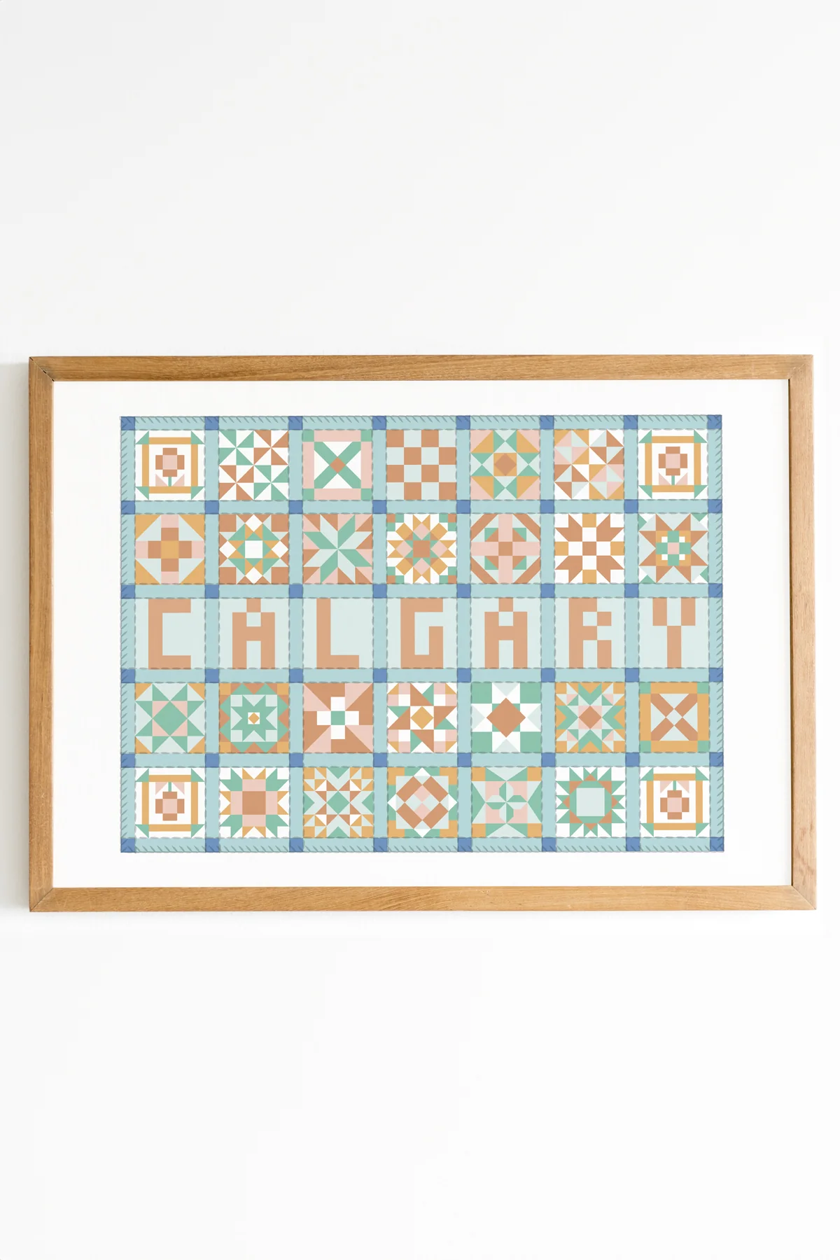 Cities Patchwork Print - Image 6