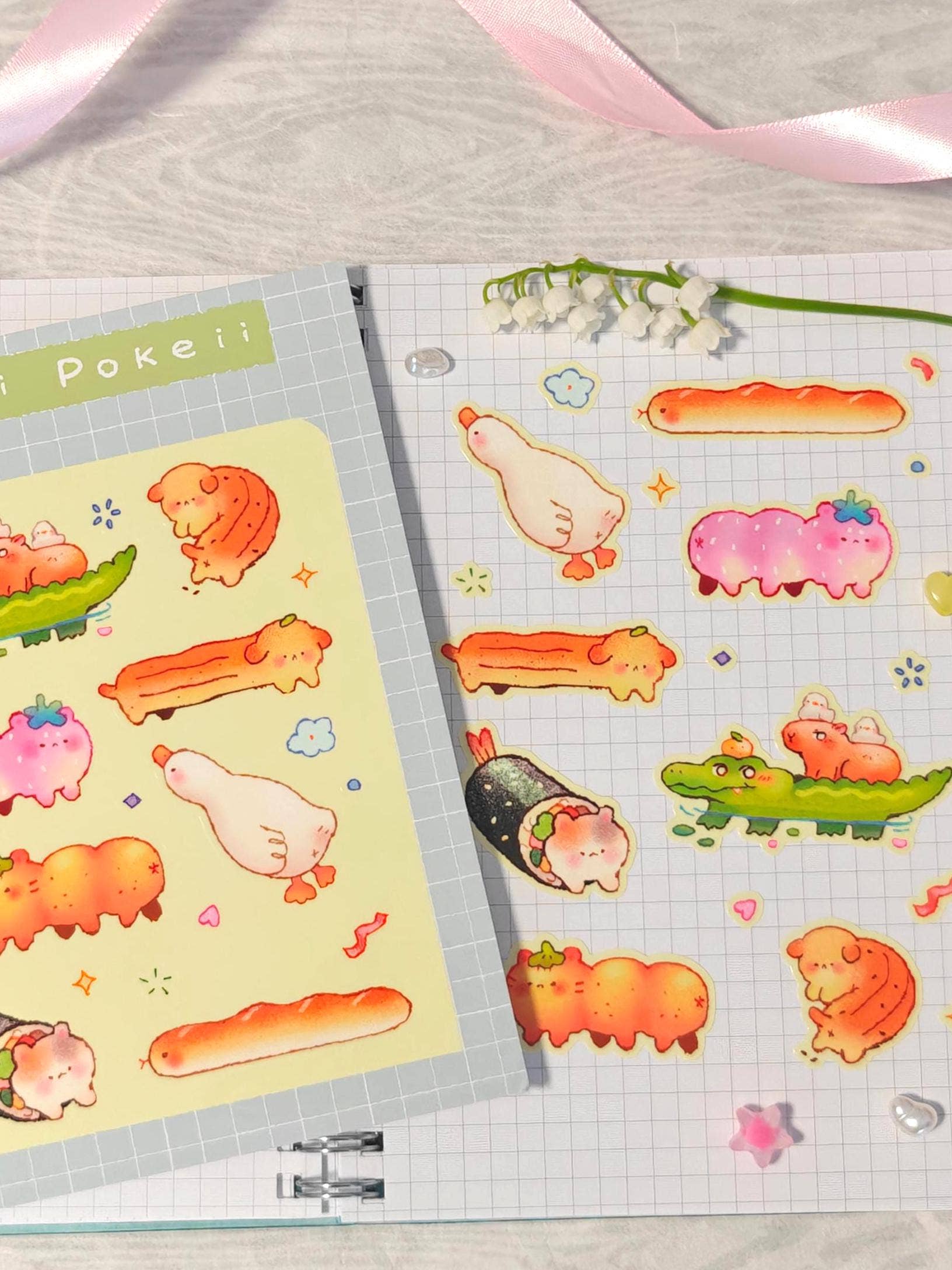 Long Friends Glossy Clear Sticker Sheet - Image 4