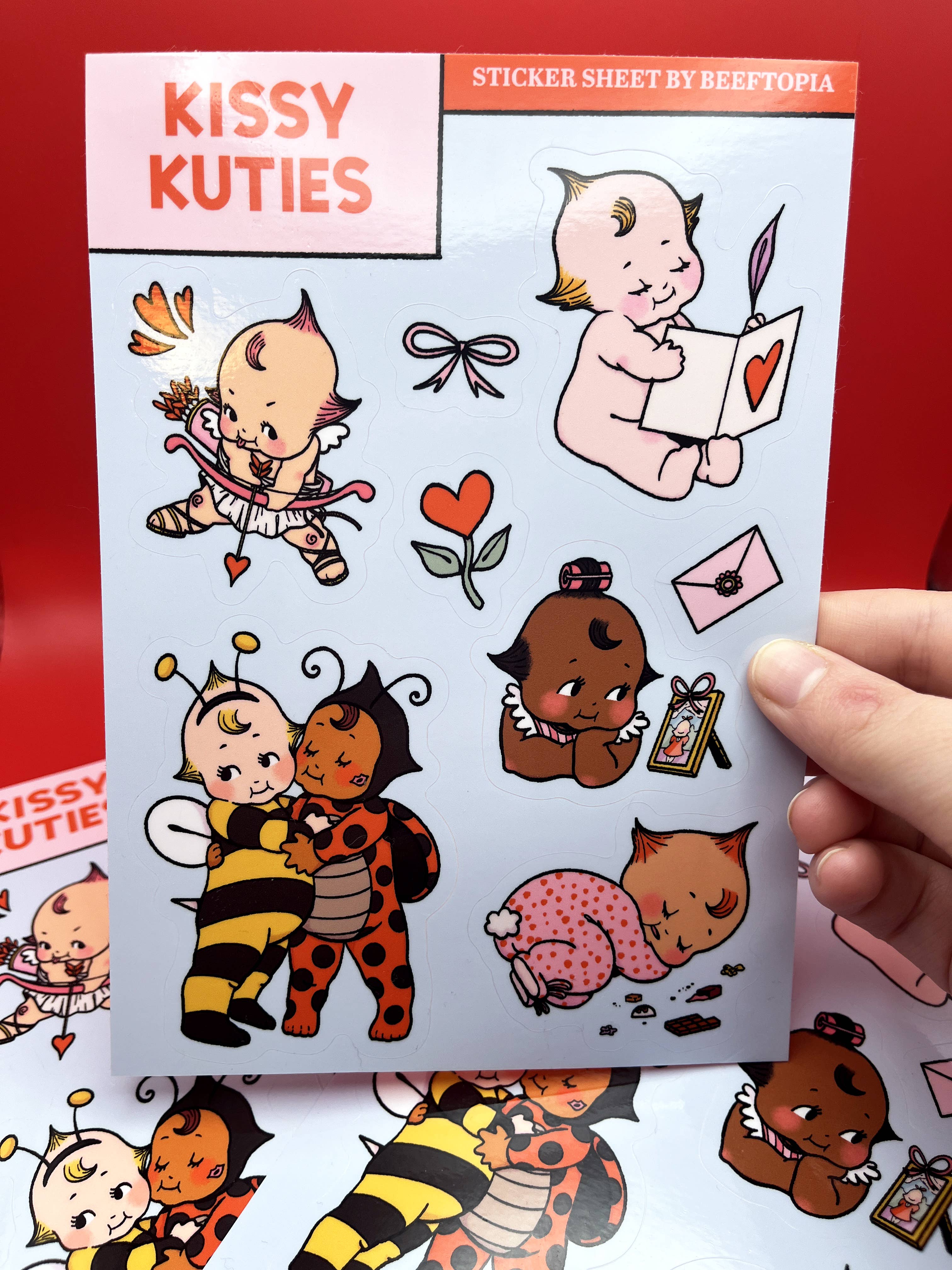 Kissy Kuties Sticker Sheet - Image 3