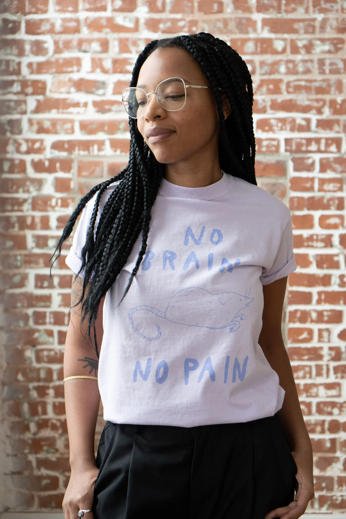 No Brain No Pain T-Shirt - Image 3