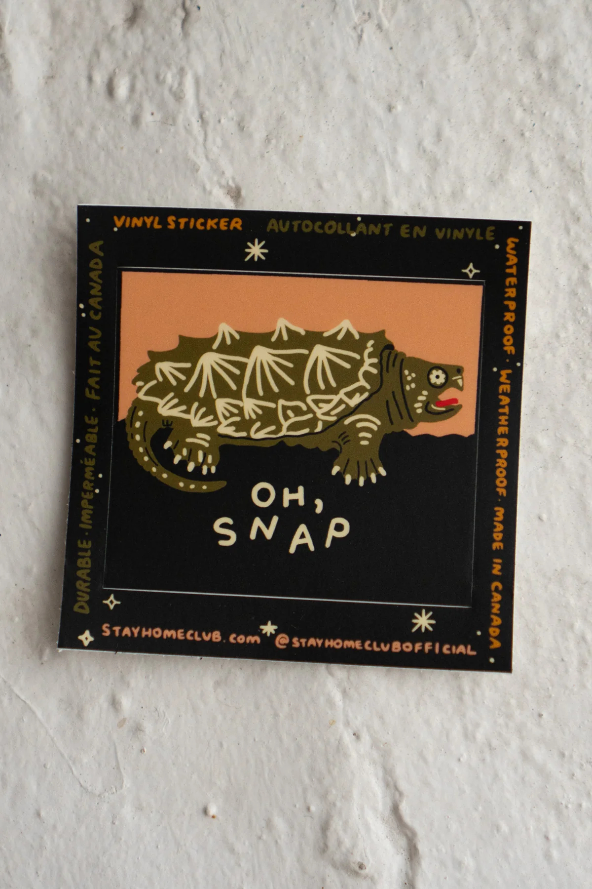 Oh Snap Vinyl Sticker - Image 3