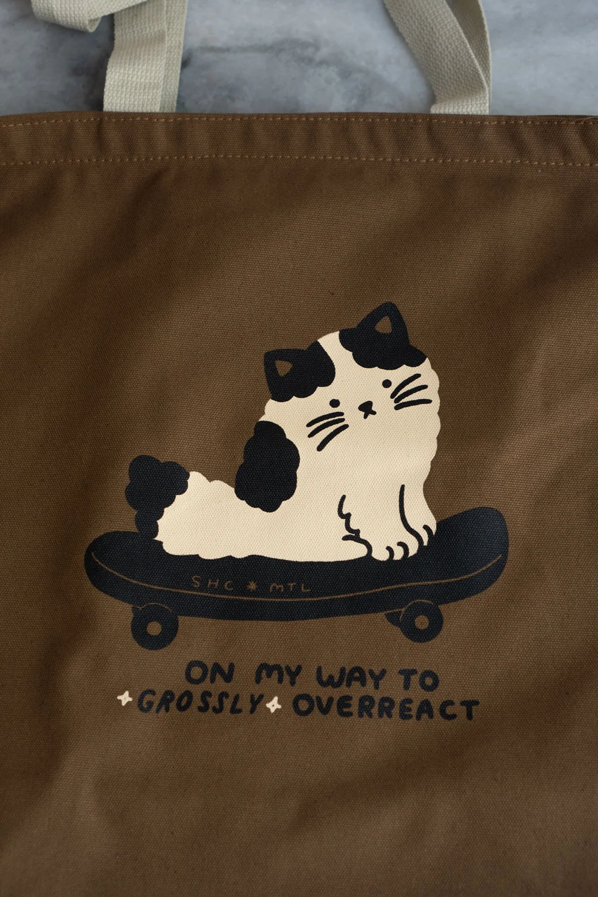 Overreact Big Zip Tote - Image 3