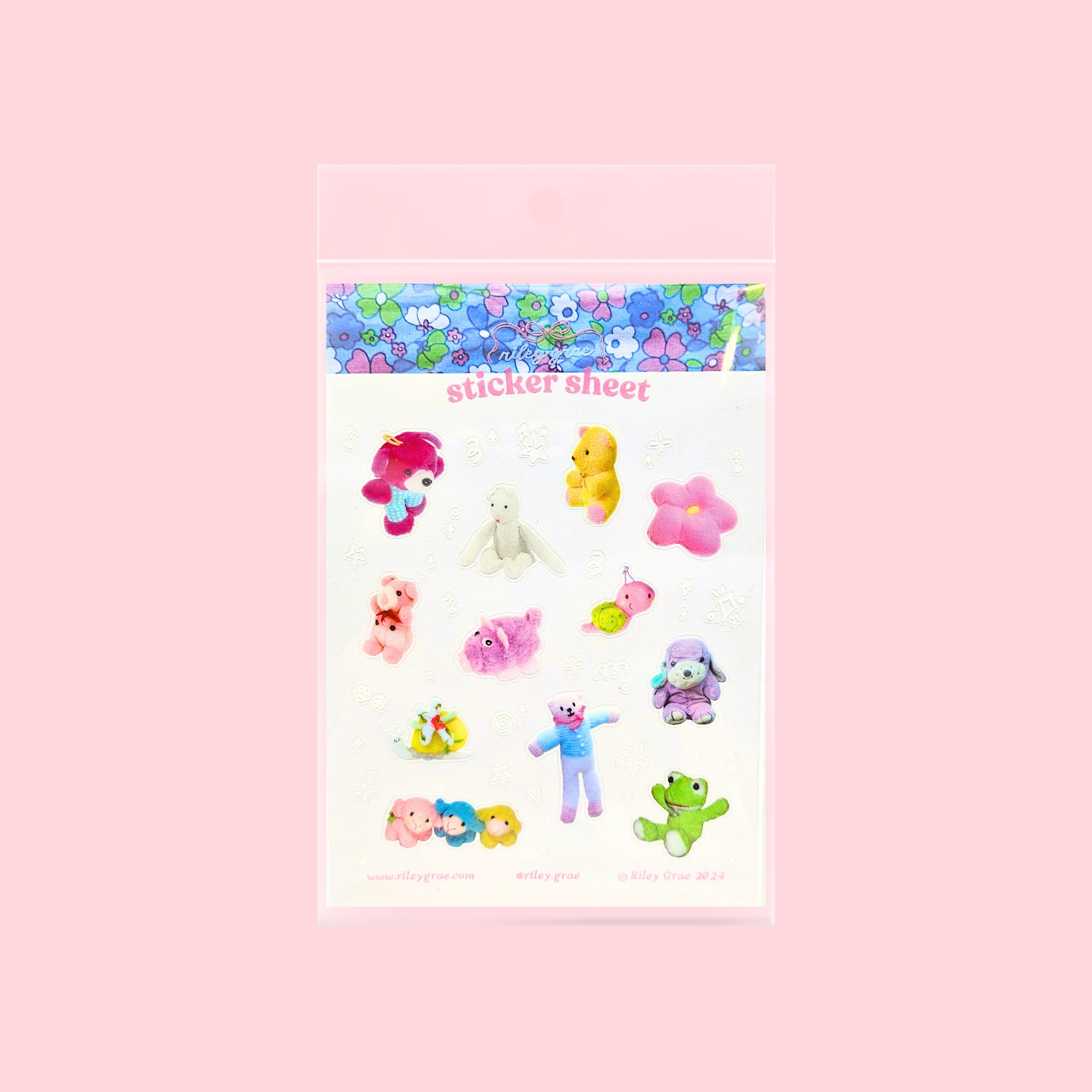Plushie Sticker Sheet
