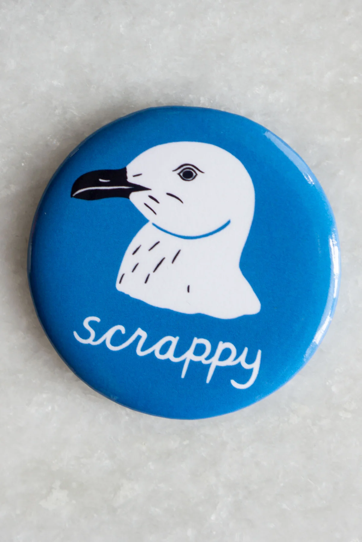 Scrappy Seagull Magnet