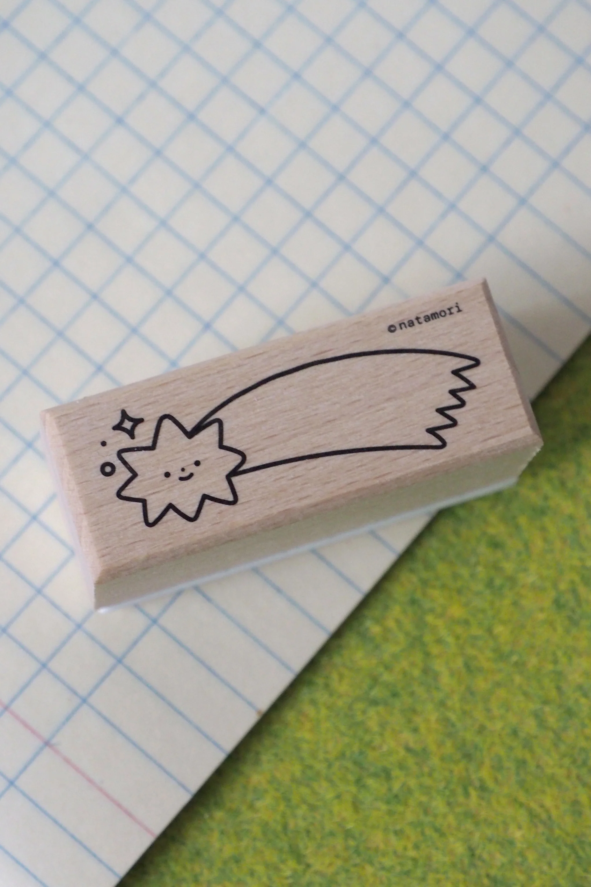 Shooting Star Rubber Stamp - Image 3