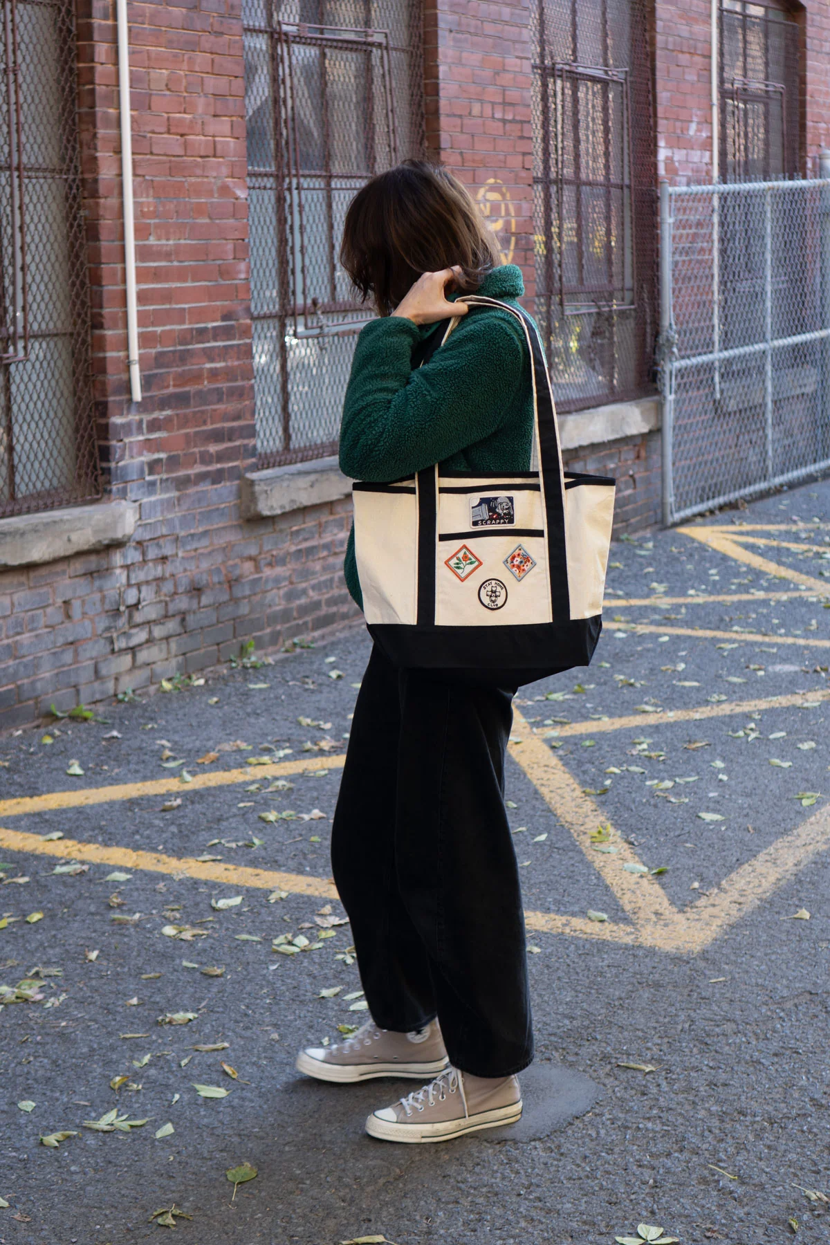 Two-Tone Mini Tote - Pick-Your-Patch - Image 5