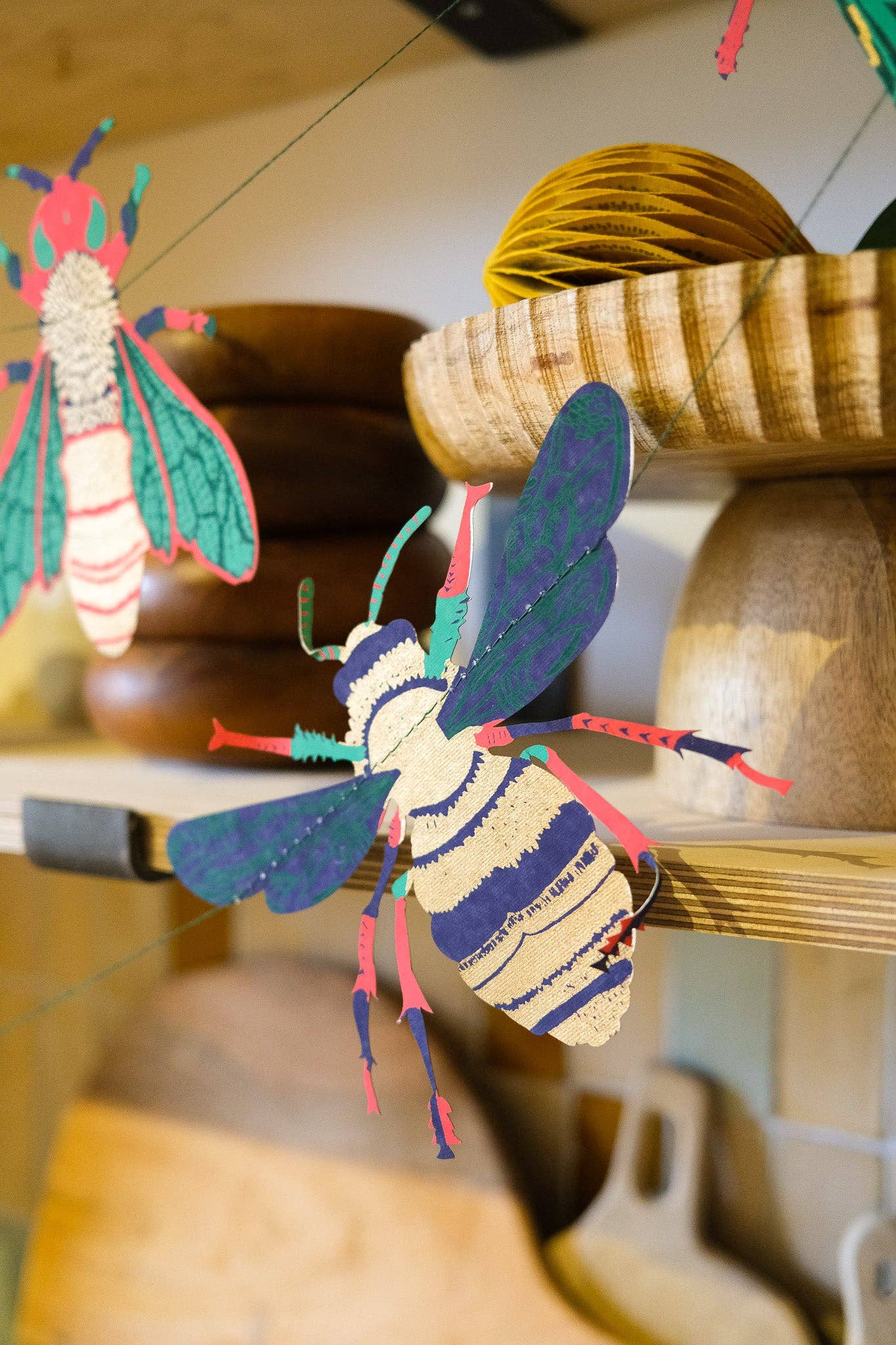 Insects Screen Printed and Sewn Garland - Image 9