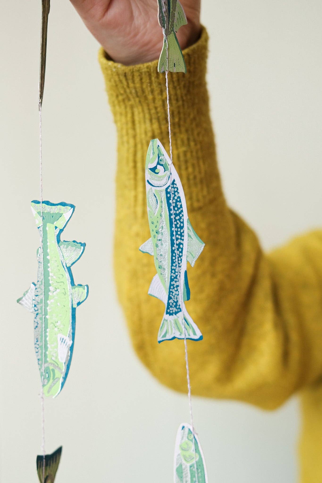 Tasty Anchovies Screen Printed and Sewn Garland - Image 11