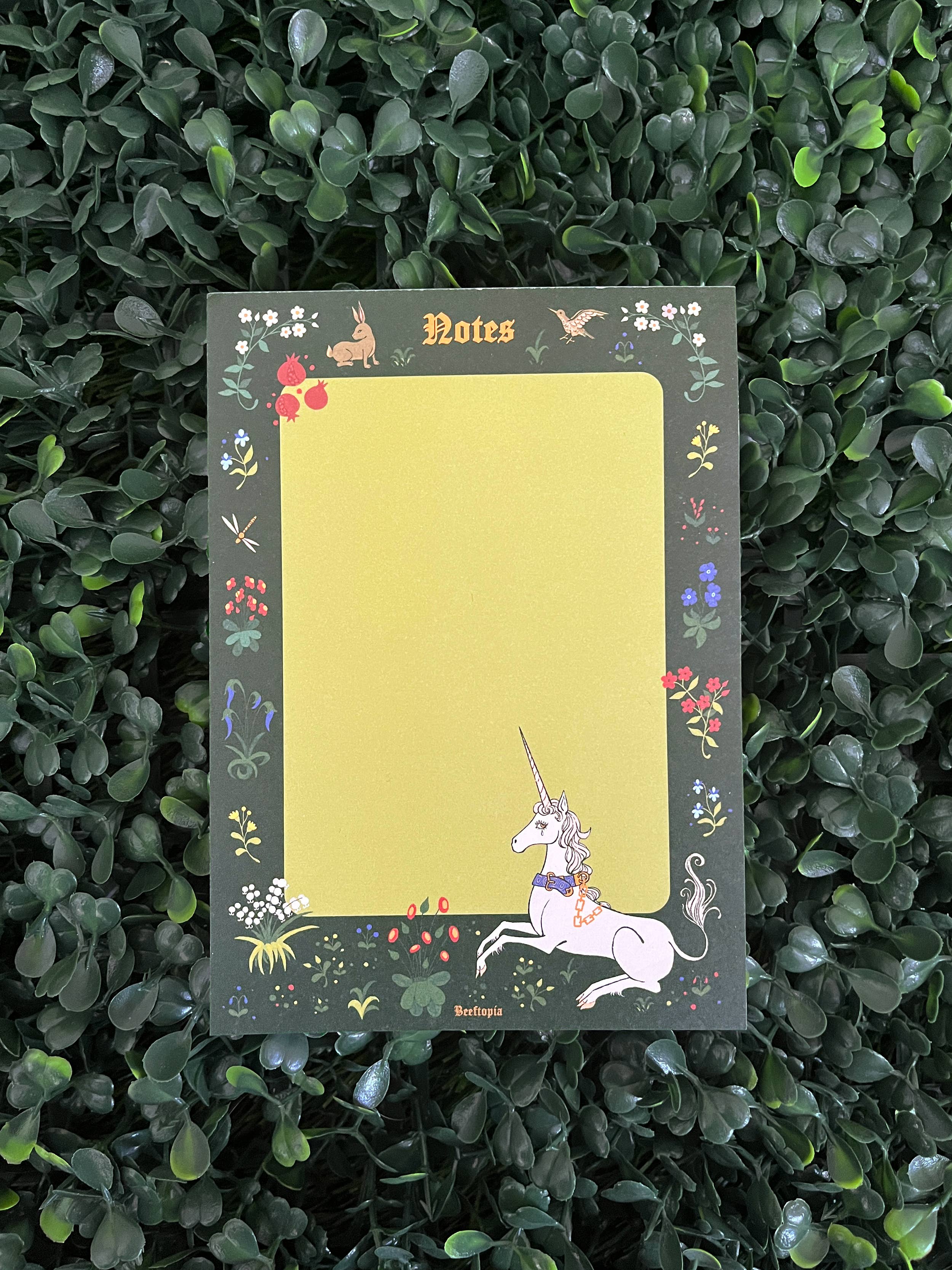 Unicorn Tapestry Notepad - Image 3