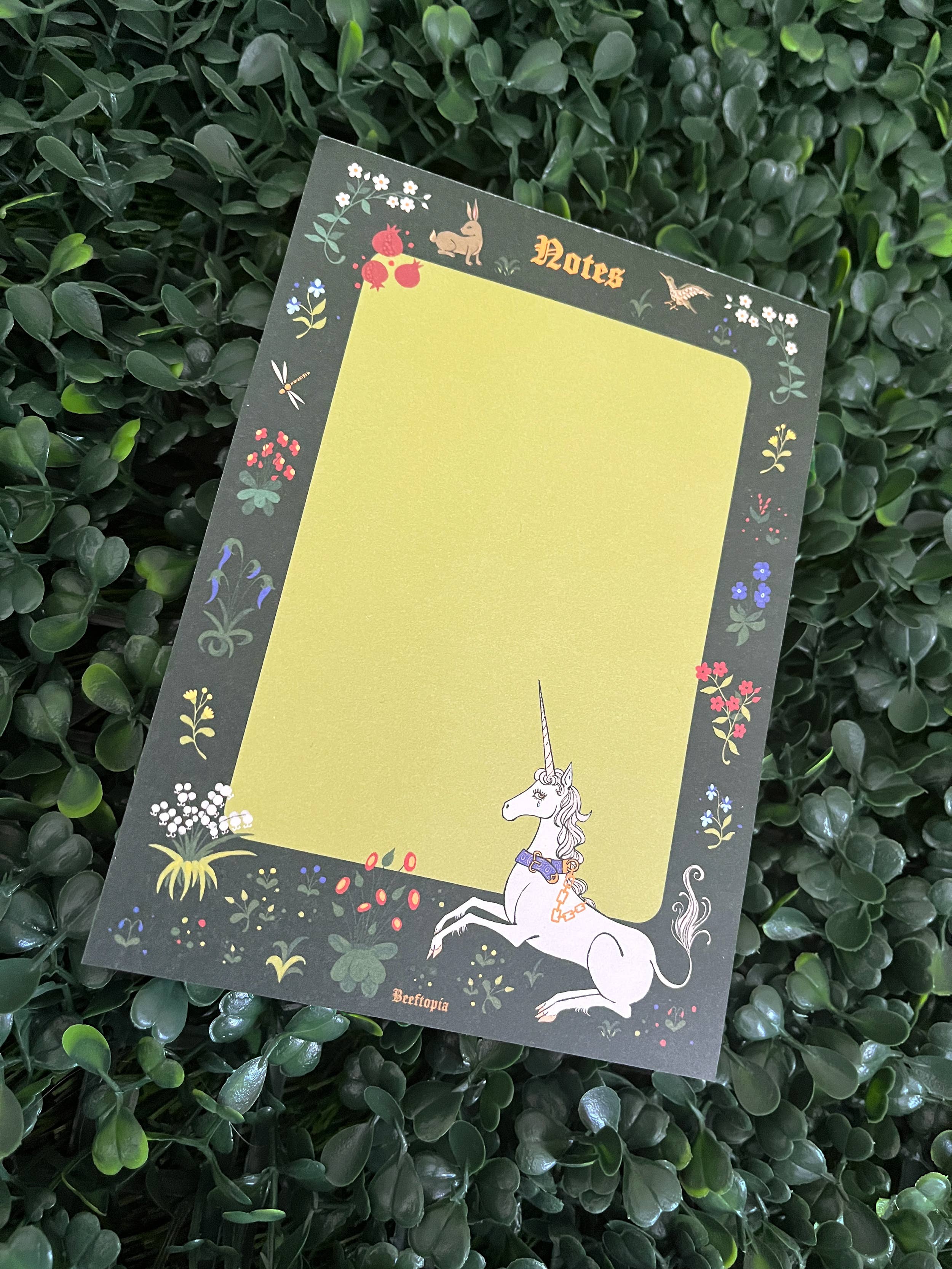 Unicorn Tapestry Notepad - Image 4